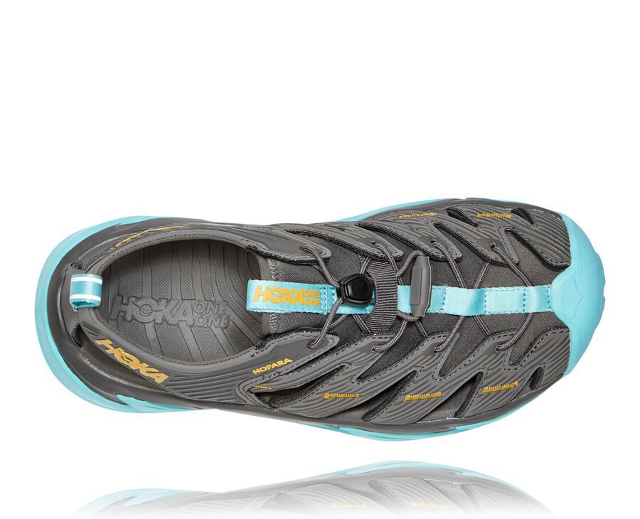 Hoka One One Hopara Sandaler Dam - Mörkgrå - KMFVD-2981